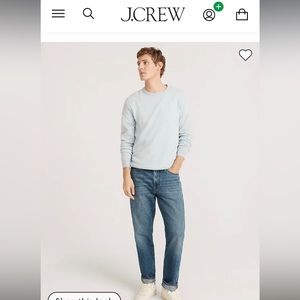 BNWT J. Crew Men’s Classic Relaxed Jeans 32x32